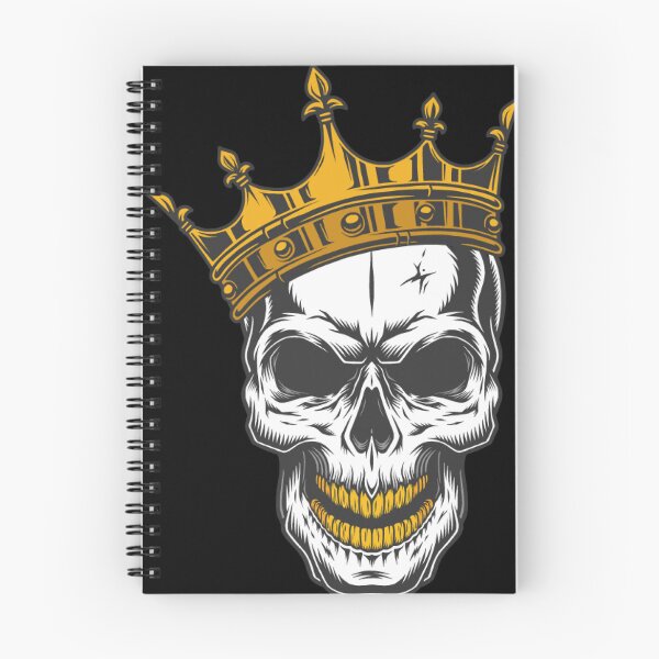 Item preview, skull in golden crown designed and sold by RedShop24.