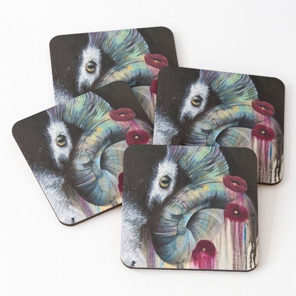 Item preview, 'Resilience' - Ram, sheep. tup designed and sold by Leah Davis.