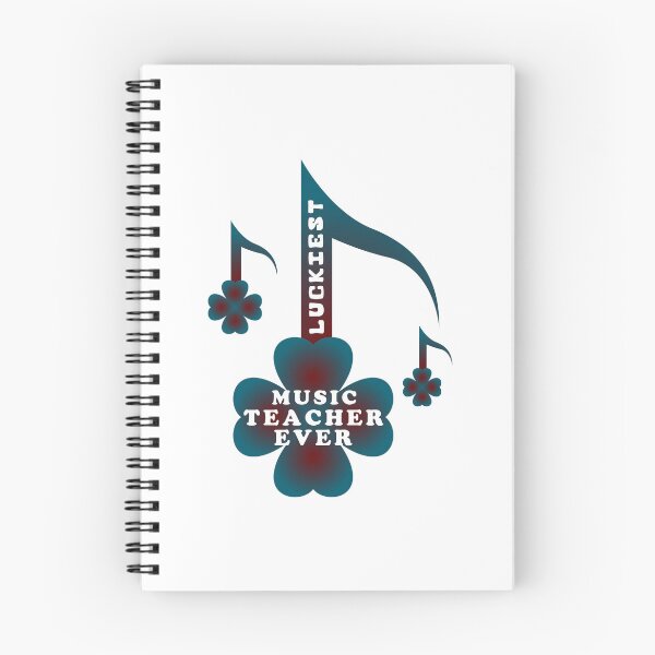 Item preview, Luckiest Music Teacher ever Text Design designed and sold by Raju-Creative.