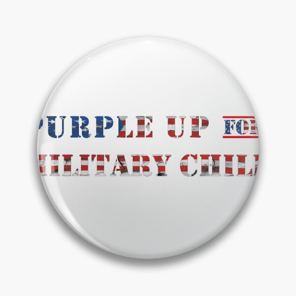 Item preview, Purple Up For Military Kids, Purple Up Military Child Month US Flag designed and sold by mad art.