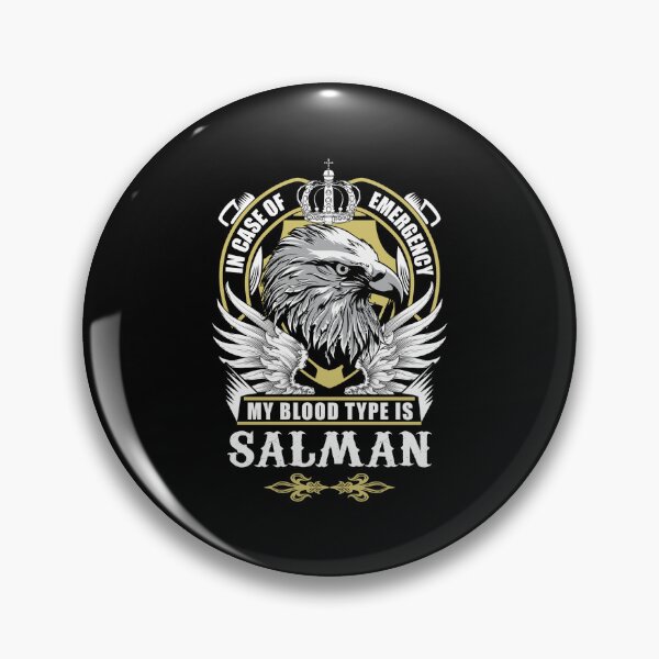 Item preview, Salman Name T Shirt - In Case Of Emergency My Blood Type Is Salman Gift Item Tee designed and sold by masondilla.