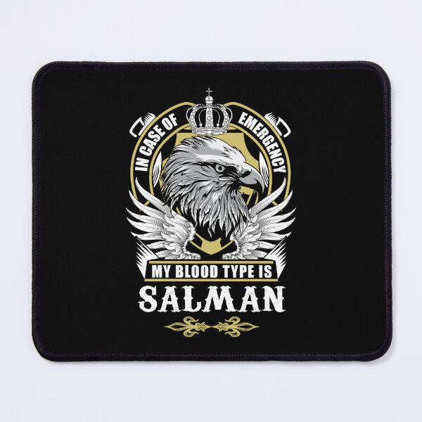 Item preview, Salman Name T Shirt - In Case Of Emergency My Blood Type Is Salman Gift Item Tee designed and sold by masondilla.
