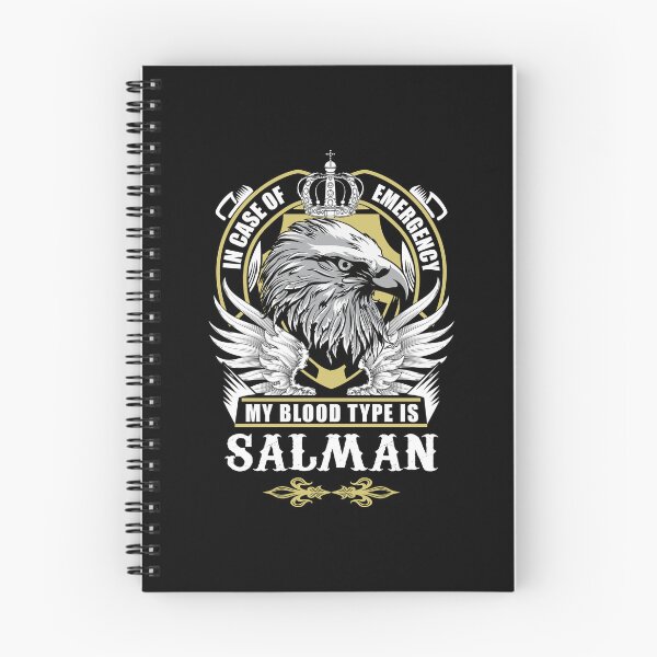 Item preview, Salman Name T Shirt - In Case Of Emergency My Blood Type Is Salman Gift Item Tee designed and sold by masondilla.