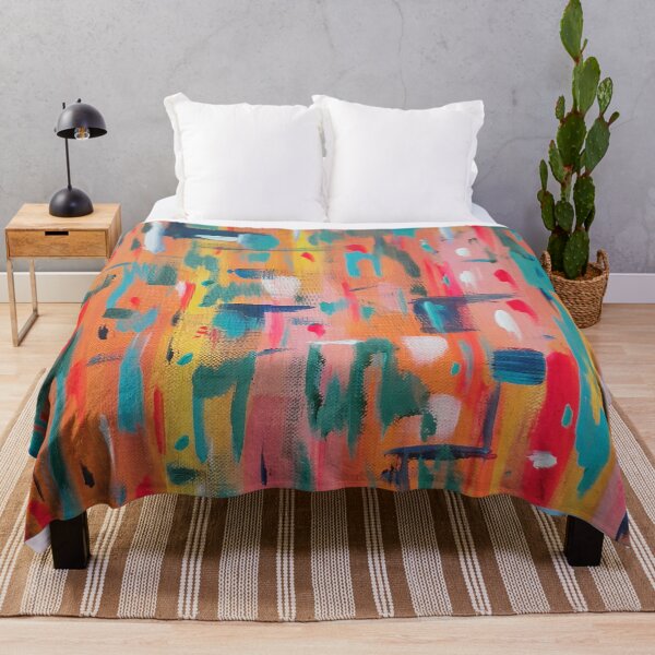 Item preview, Colorful Marks Abstract Painting designed and sold by DanielleGensler.