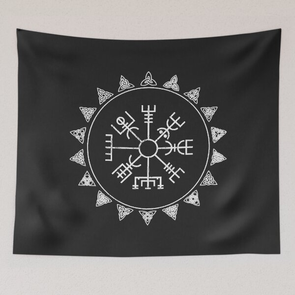 Artikelvorschau, nordisches Wikingergeschenk Vegvisir Runenknoten entworfen und verkauft von MariaSalakova.