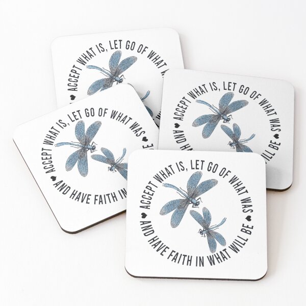 Item preview, Accept what is, let go what was, and have faith in what will be - cute quote, motivational quote for fresh day, productivity design, let go of the past  designed and sold by GeradoSadow.