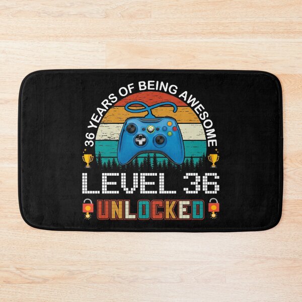 Item preview, 36 Years Of Being Awesome Level 36 Unlocked Gamer designed and sold by PansyBoyd.