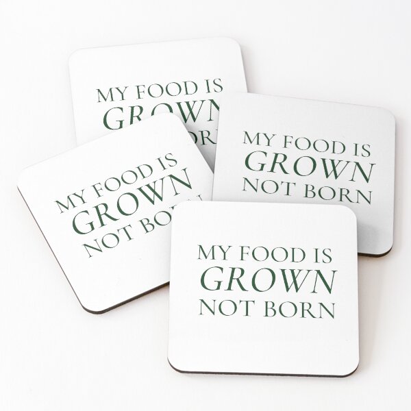 Item preview, My Food is Grown not Born; Vegan Gifts, Plant Based Shirt: Animal Rights Hoodie  designed and sold by BellaHope1.