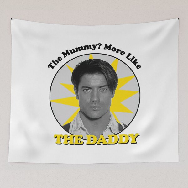 Item preview, The Mummy Brendan Fraser Gift Fan designed and sold by TomasZizka.