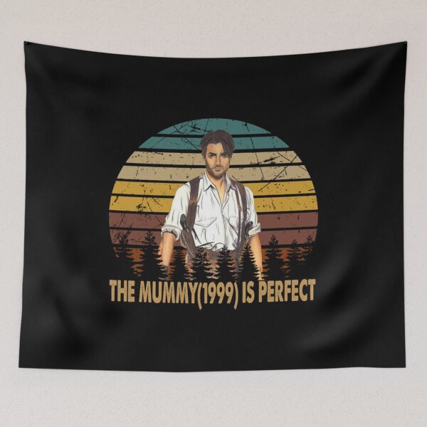 Item preview, 1999 Vintage Retro The Mummy Brendan Gift Fan designed and sold by TomasZizka.