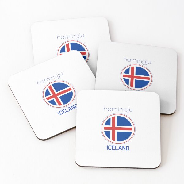 Item preview, Iceland Flag Hamingju designed and sold by YankSox.