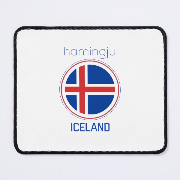 Item preview, Iceland Flag Hamingju designed and sold by YankSox.