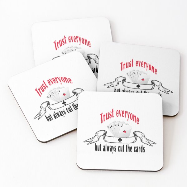 Item preview, Trust everyone but always cut the cards designed and sold by MariaSalakova.
