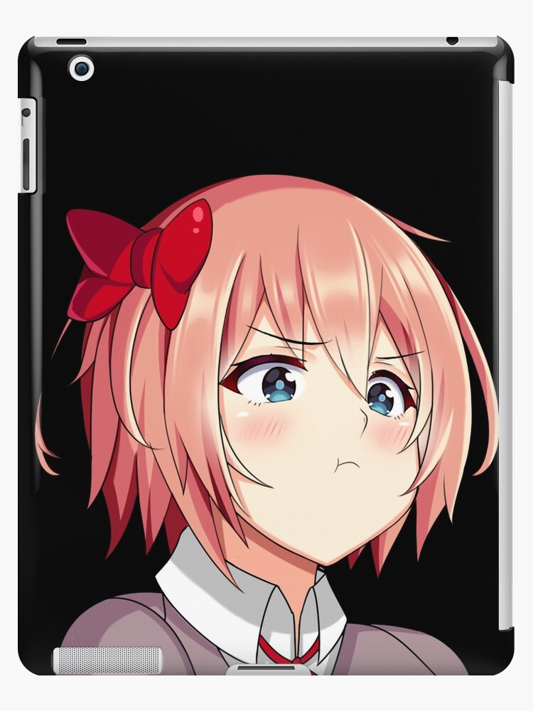 Doki Doki Literature Club!(DDLC) Sayori : dakimakura Love PillowCase Girl  Japanese ALP-SWOR-939 - animelovepillow.com