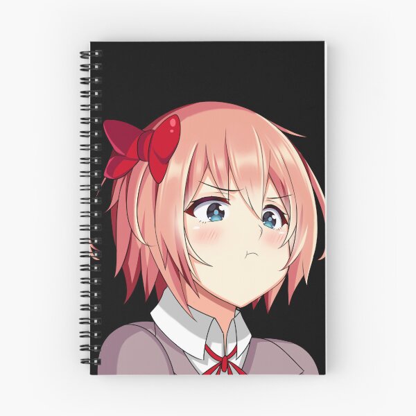 Item preview, Sayori Cute Kawaii Anime Girl Pouting designed and sold by Kawaiifu69.