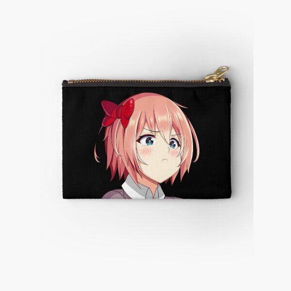 Item preview, Sayori Cute Kawaii Anime Girl Pouting designed and sold by Kawaiifu69.