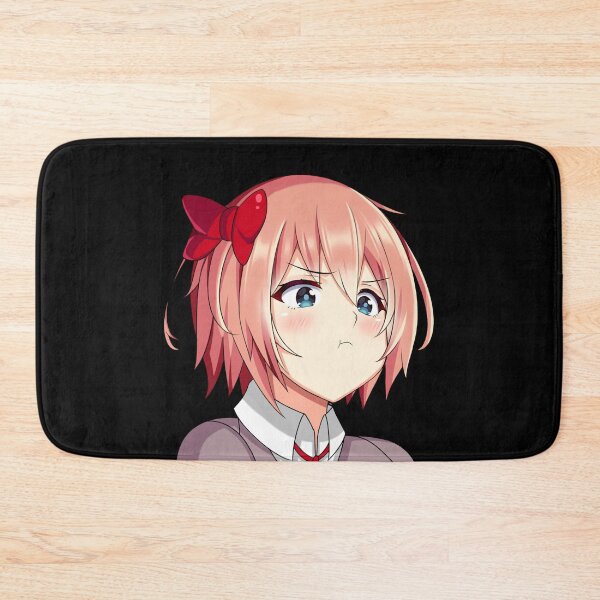 Item preview, Sayori Cute Kawaii Anime Girl Pouting designed and sold by Kawaiifu69.