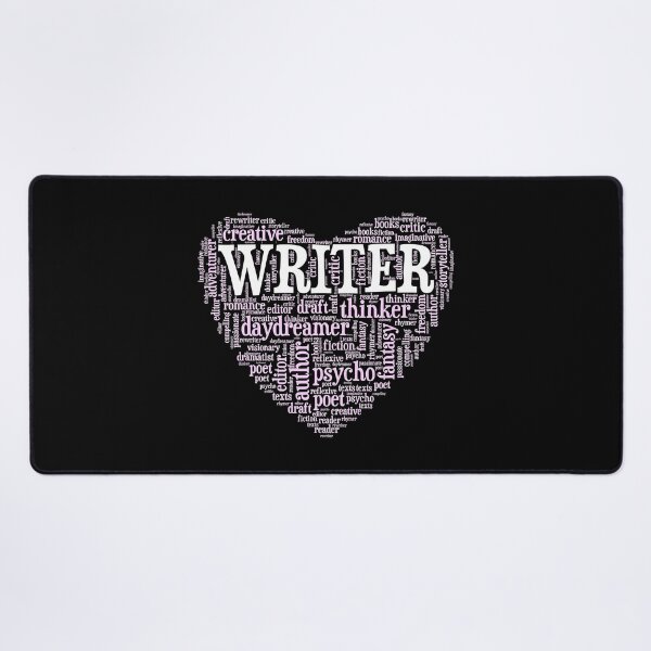 Item preview, Writer Heart Word Cloud - Author Poet designed and sold by ibarrbeat.