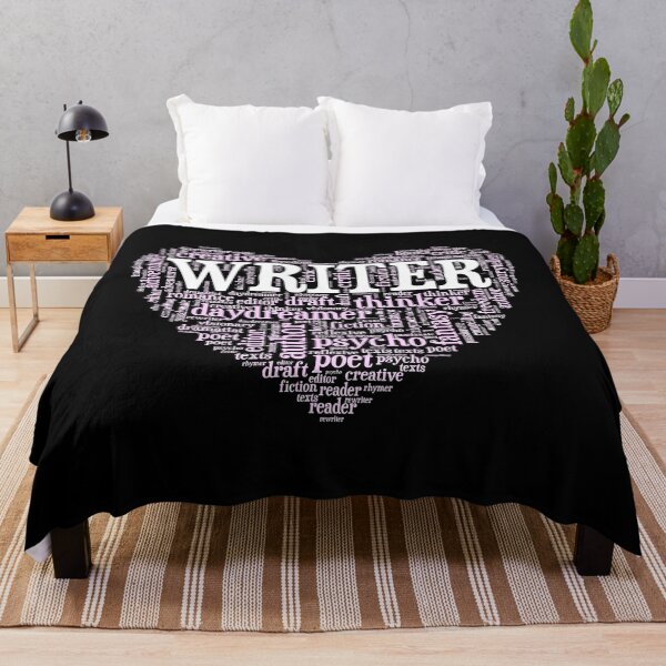 Item preview, Writer Heart Word Cloud - Author Poet designed and sold by ibarrbeat.