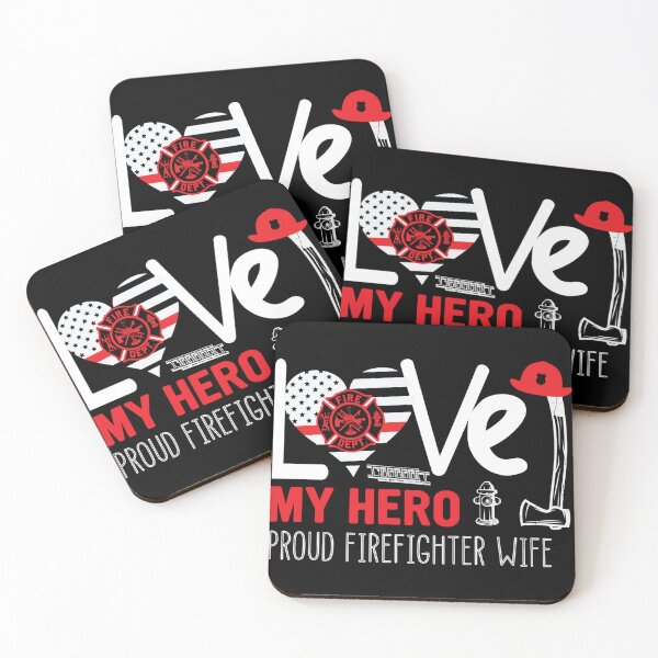 Item preview, Love My Hero Proud Firefighter Wife designed and sold by Isidroward.