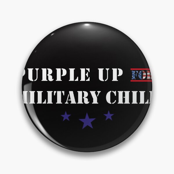 Item preview, Purple Up For Military Kids, Purple Up Military Child Month US Flag designed and sold by mad art.