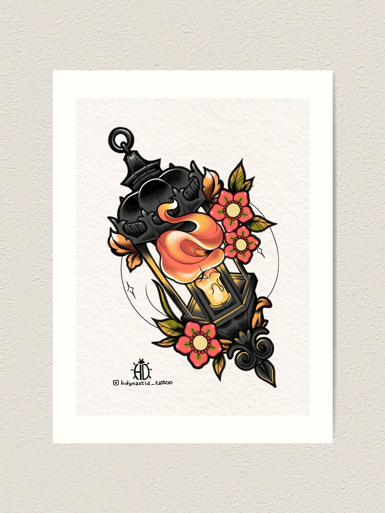 Neotraditional Lantern by Screamstaynight on DeviantArt