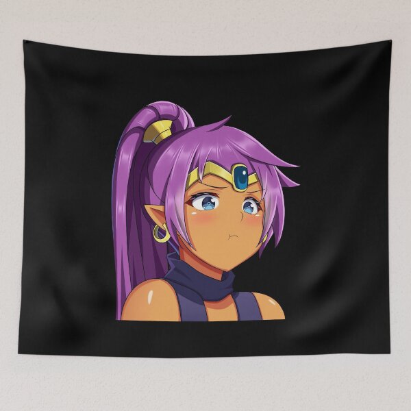 Item preview, Shantae Pouting Cute Kawaii Anime Girl designed and sold by Kawaiifu69.
