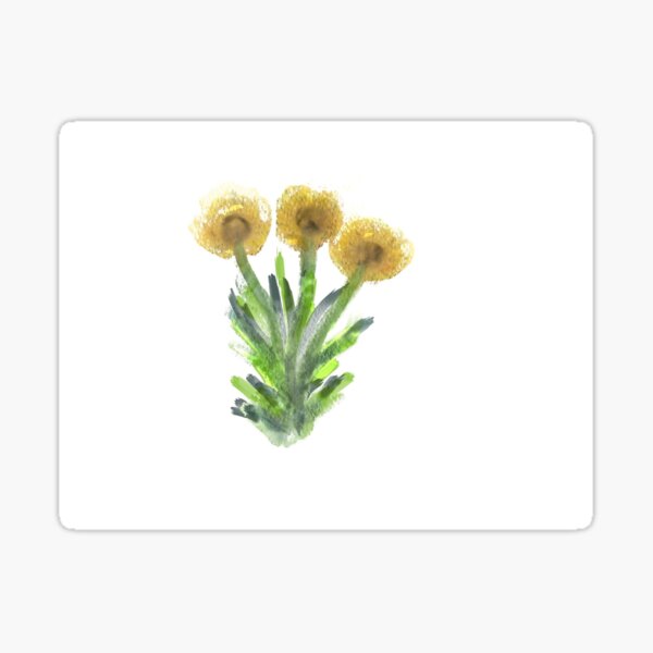 Watercolor Sunflowers Sticker For Sale By Shyartistmaddie Redbubble 3357