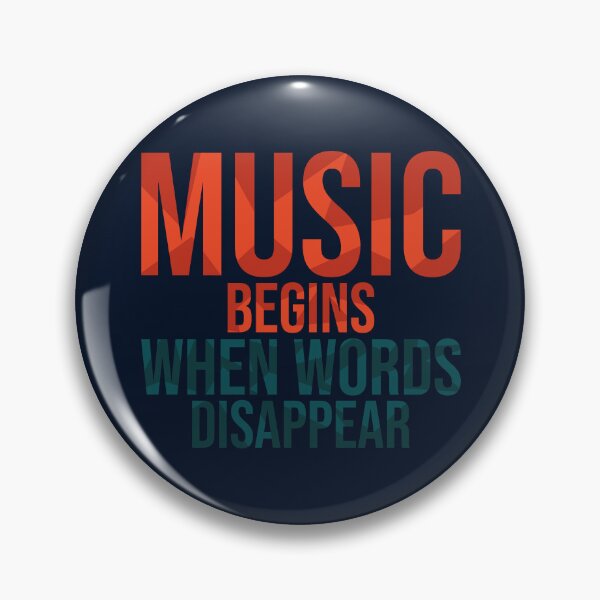 Item preview, Music Begins When Words Disappear designed and sold by PandaAlex.