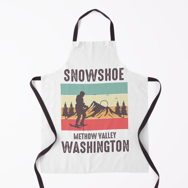 Item preview, Snowshoe Hiking Winter Washington State Vintage Retro designed and sold by TastefulTees.