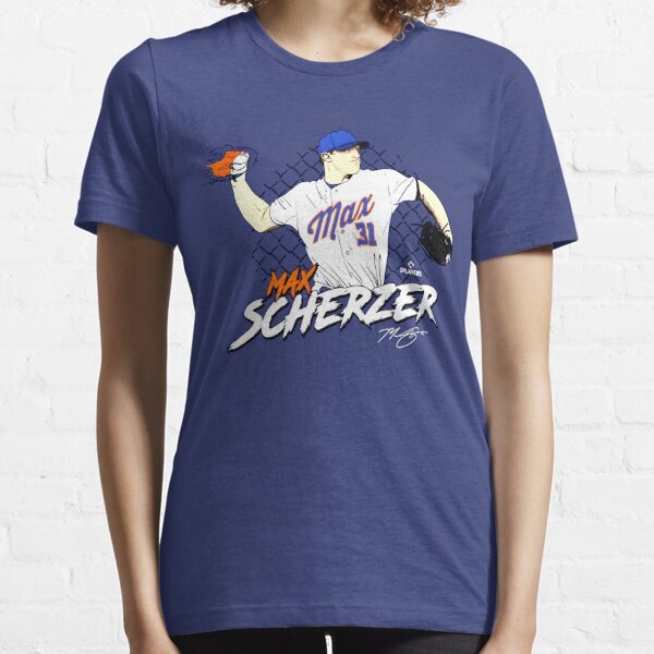 Max Scherzer Texas Baseball Name & Number (Front & Back) V-Neck T-Shirt