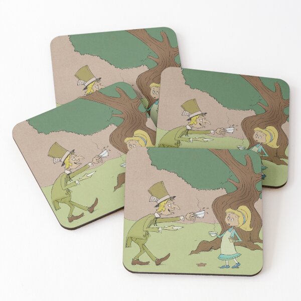 Item preview, Alice and the Mad Hatter - Alice in Wonderland - Funny Designs designed and sold by RickE.