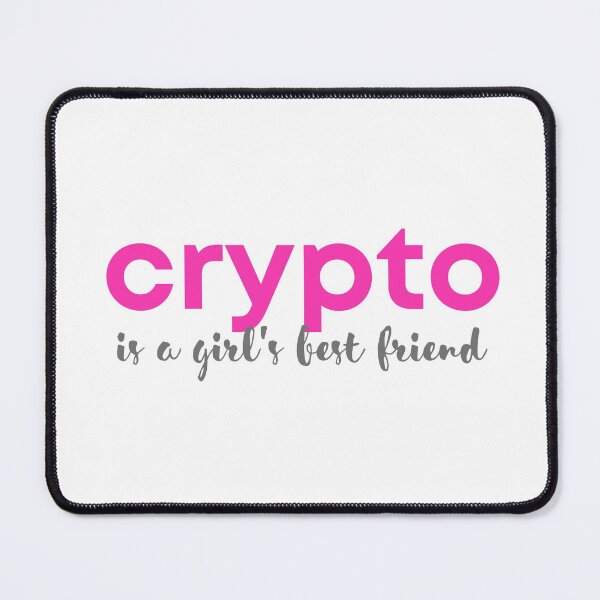 Item preview, crypto is a girl's best friend designed and sold by Ang Harrison.