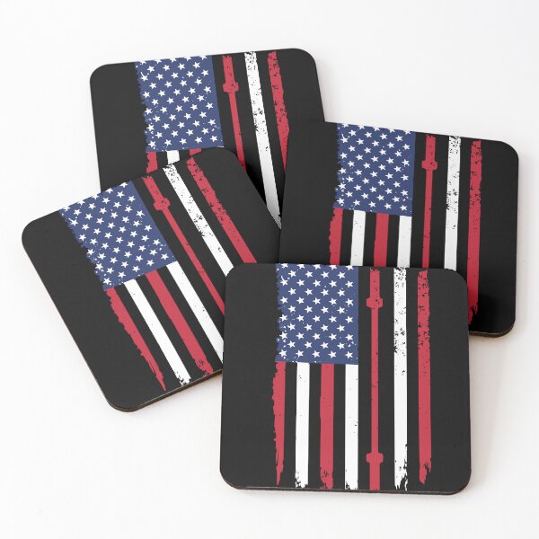 Item preview, American Flag Gym Barbell Sports Athletic Patriotic Design designed and sold by Princeps-.