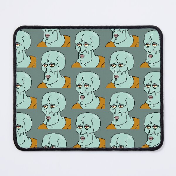 Item preview, Handsome Squidward pixelated design designed and sold by Mezocrurth.