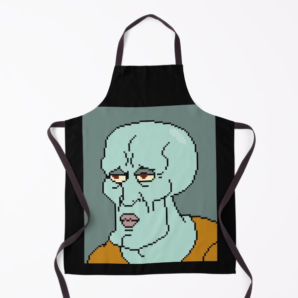 Item preview, Handsome Squidward pixelated design designed and sold by Mezocrurth.