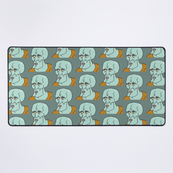 Item preview, Handsome Squidward pixelated design designed and sold by Mezocrurth.
