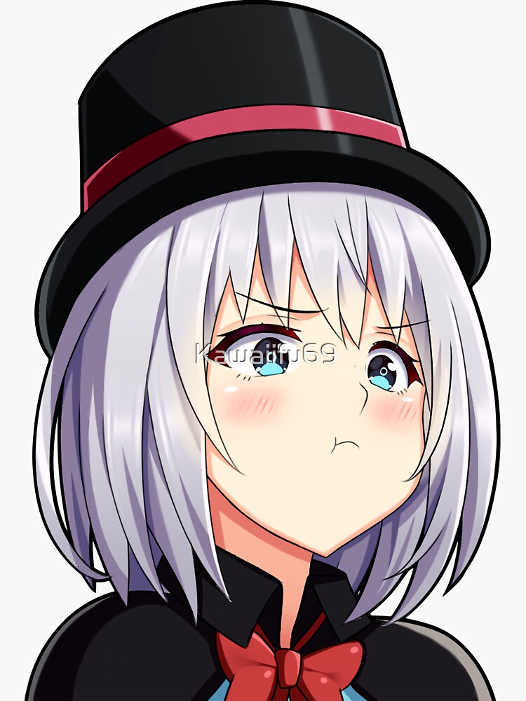 Tejina Senpai Pouting Magical Sempai Sticker for Sale by