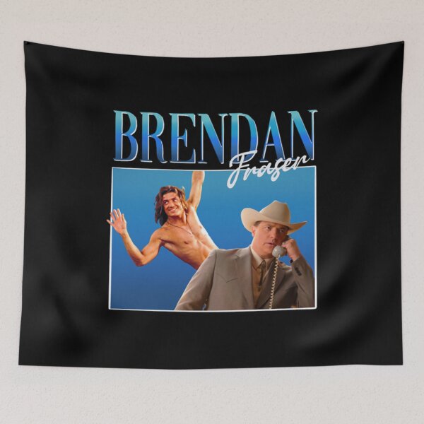 Item preview, Brendan Fraser Retro Gift Fan The Mummy designed and sold by TomasZizka.