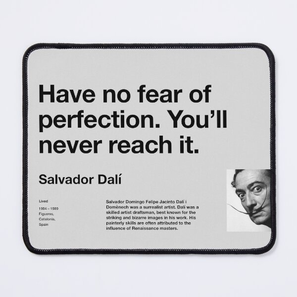 Item preview, Motivational Salvador Dali Quote designed and sold by kylewords00.