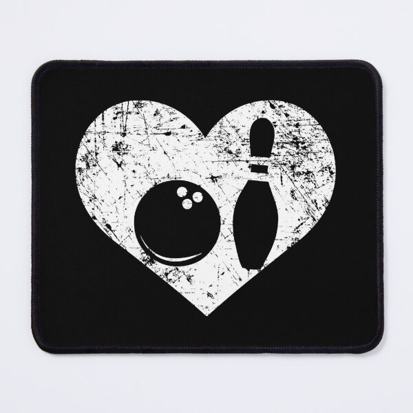 Item preview, I Love Bowling Cute Bowler Heart designed and sold by fultond.