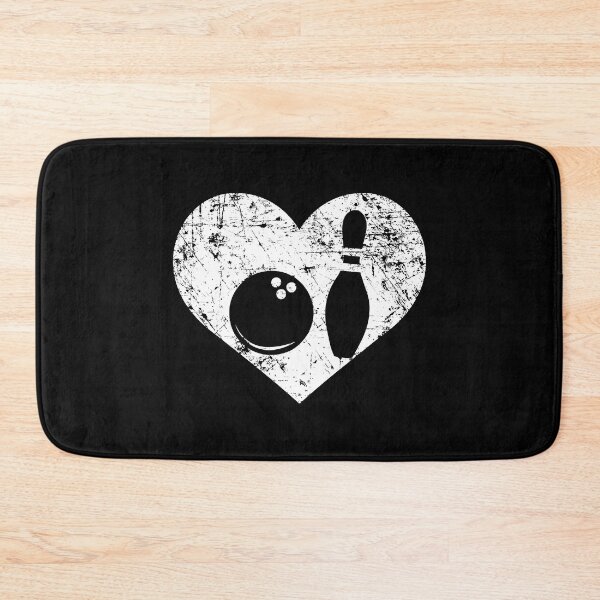 Item preview, I Love Bowling Cute Bowler Heart designed and sold by fultond.