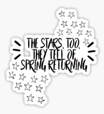 spring awakening Sticker