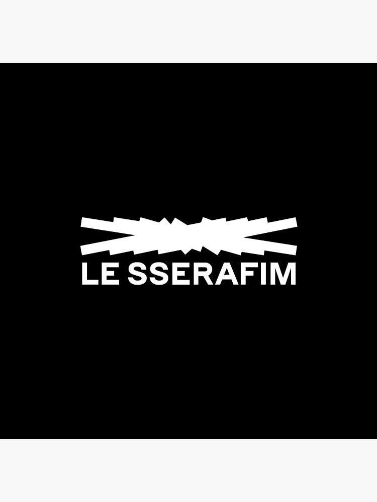 LE SSERAFIM LOGO (Black)