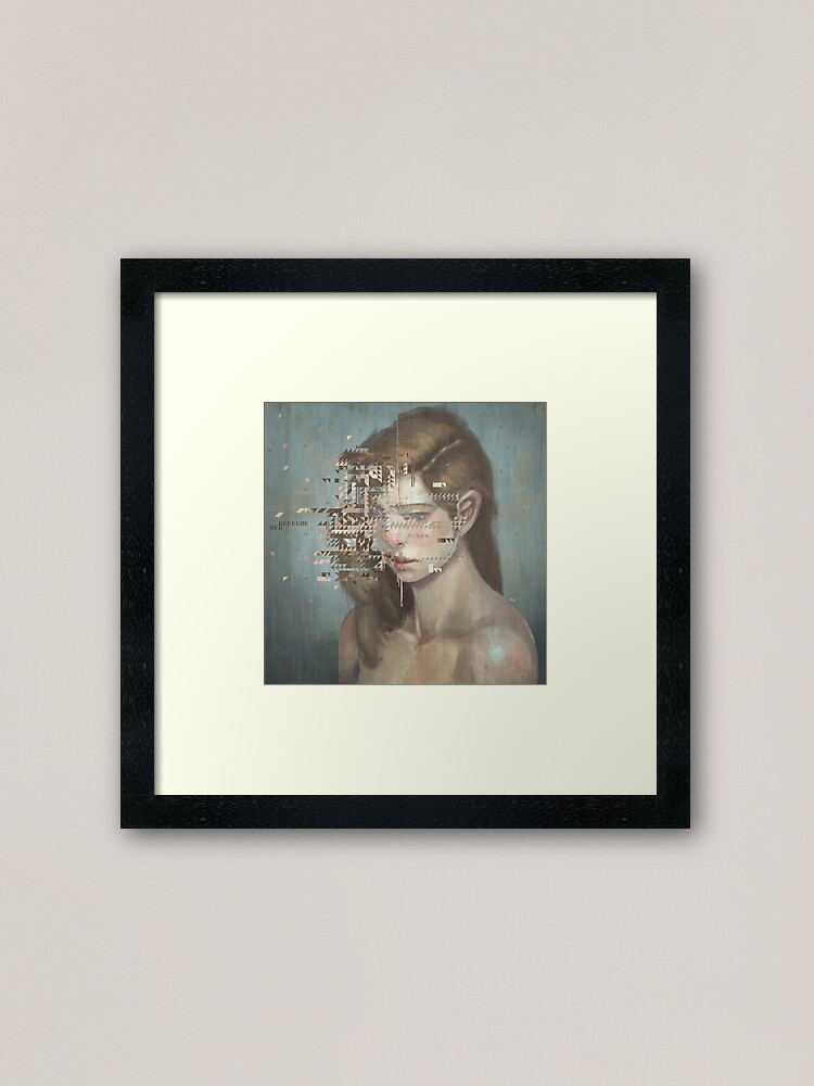 Alternate view of Glitch 03 Framed Art Print