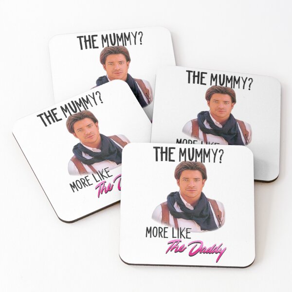 Item preview, The Mummy More Like The Daddy Fraser Gift Fan designed and sold by TomasZizka.