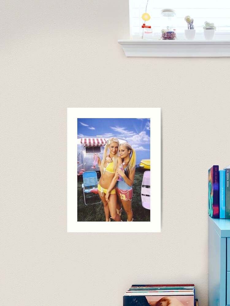 2000s Paris Hilton and Nicole Richie  Art Print for Sale by