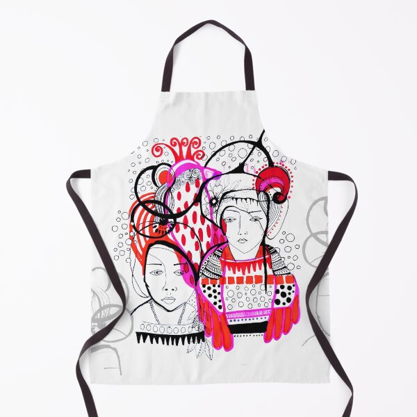 Item preview, Red Drops & Pink Lines designed and sold by Limor-Sadot.