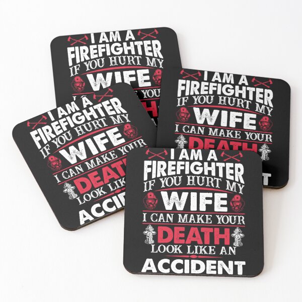 Item preview, I Am A Firefighter If You Hurt My Wife Firefighter designed and sold by Isidroward.