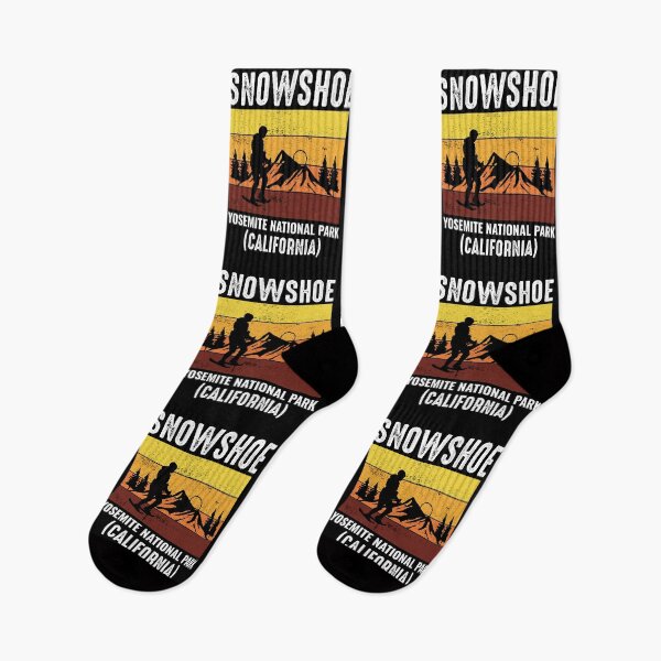 Item preview, Vintage Retro Snowshoe Hiking Winter California State designed and sold by TastefulTees.